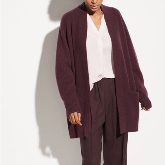 Vince Raglan Sleeve Cashmere Cardigan - Picture 2 of 9